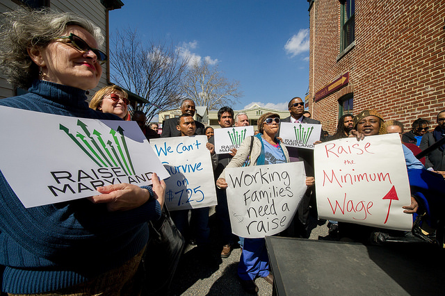 minimum wage.Maryland govpics.flickr