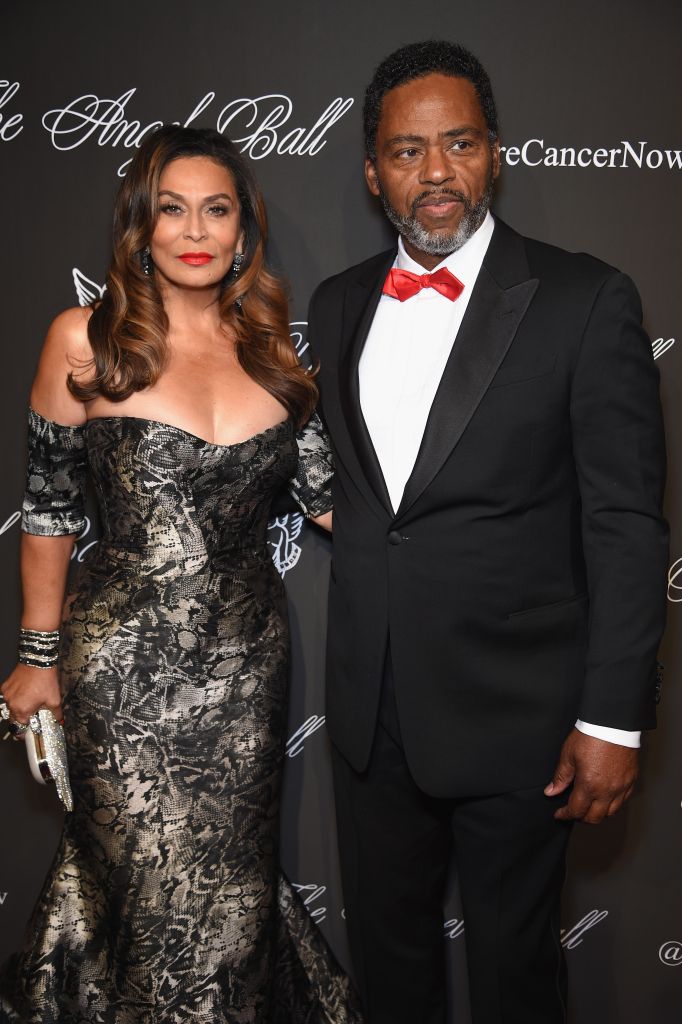 Tina Knowles with Husband Richard Lawson