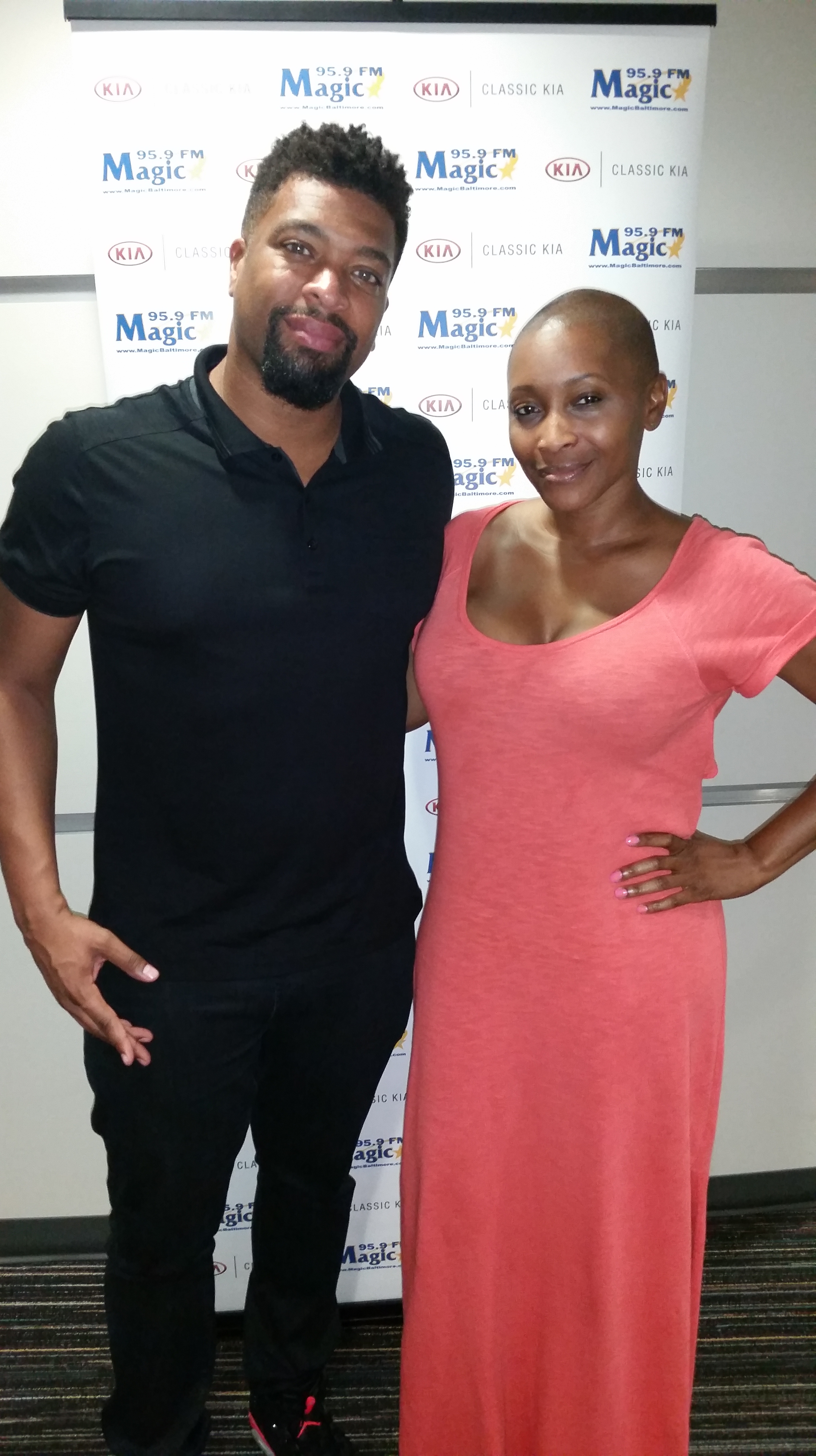 April Watts and DeRay Davis