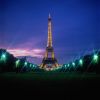 France, Paris, Eiffel Tower illuminated EDITORIAL USE ONLY