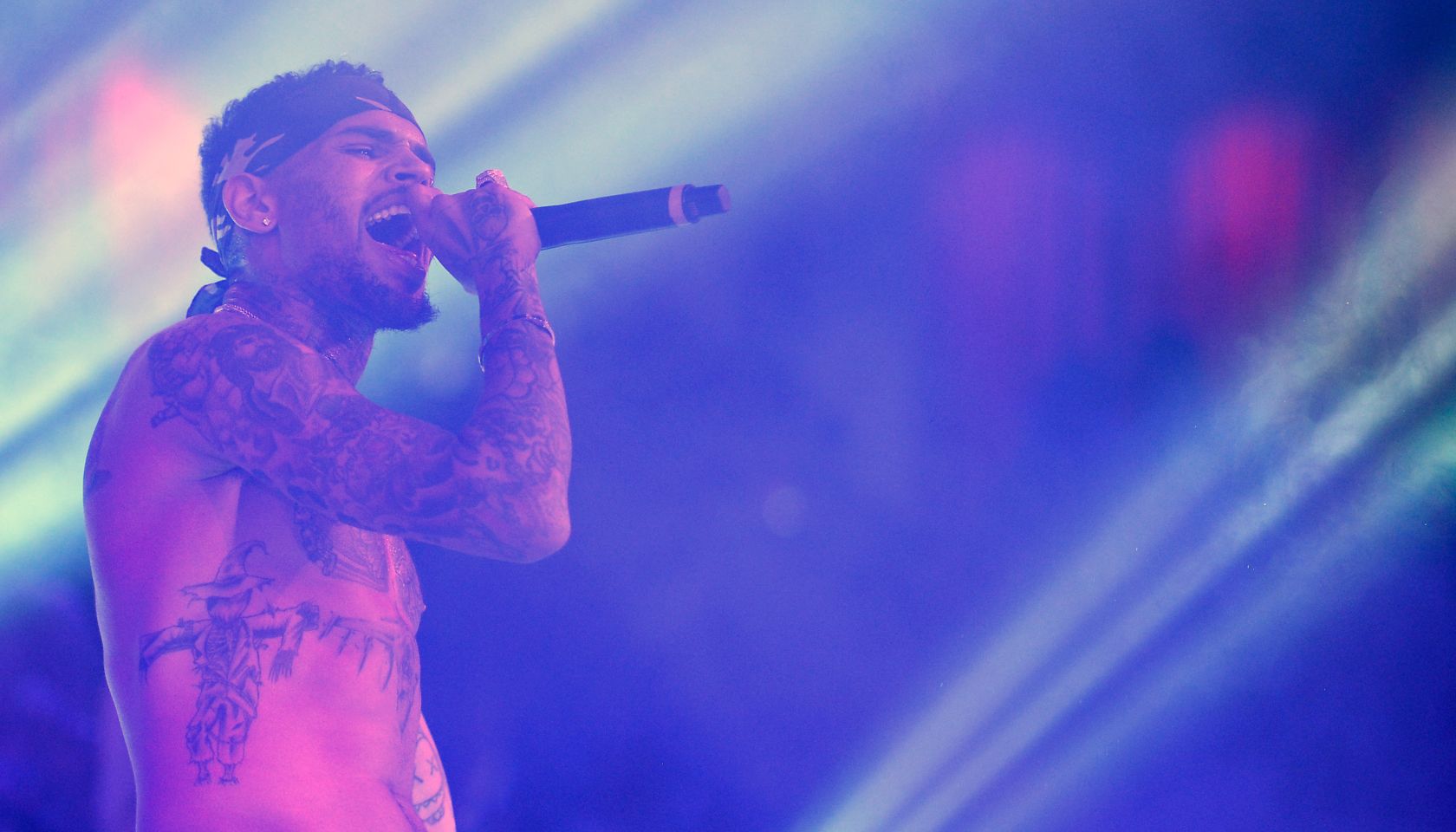 Drai's LIVE Kicks Off 2016 With Performance By Resident Artist Chris Brown At Drai's Nightclub In Las Vegas
