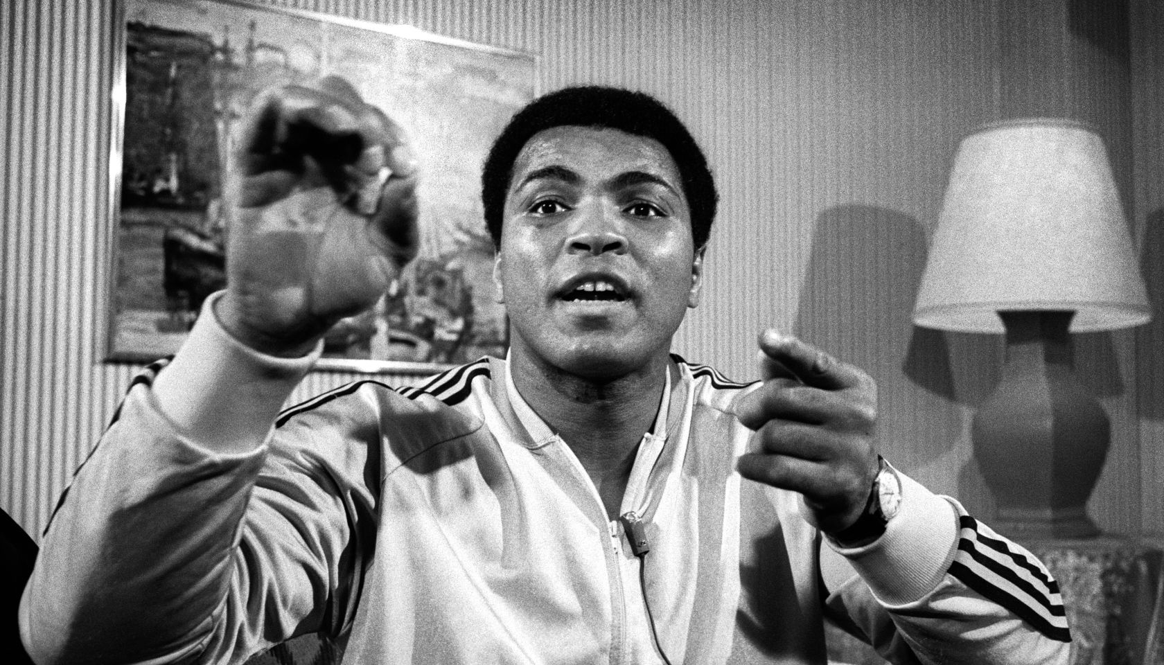 Muhammad Ali In His Suite