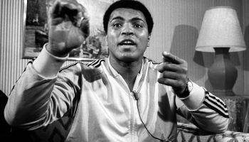 Muhammad Ali In His Suite