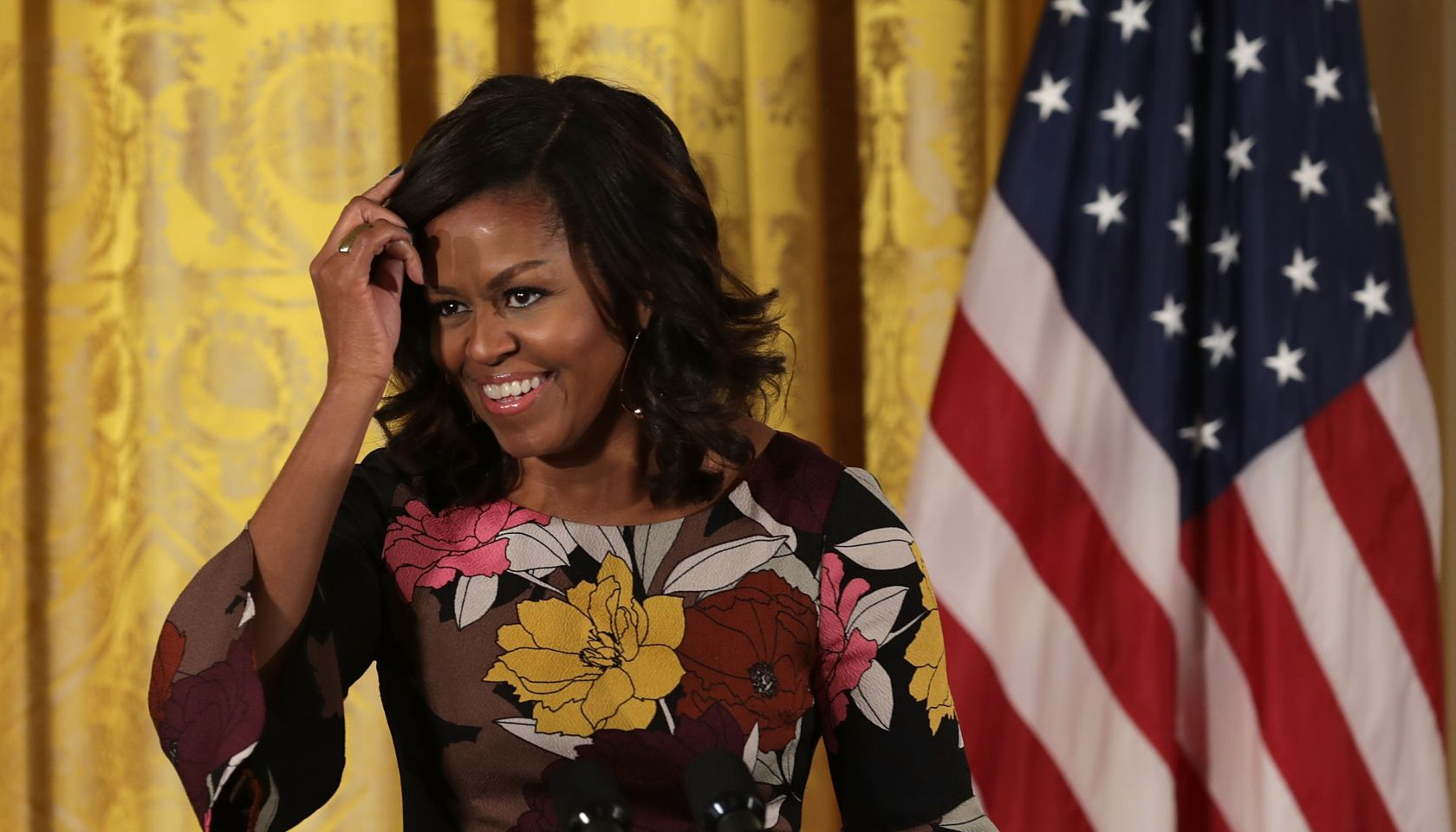 Michelle Obama Addresses White House's Veterans Homelessness Summit