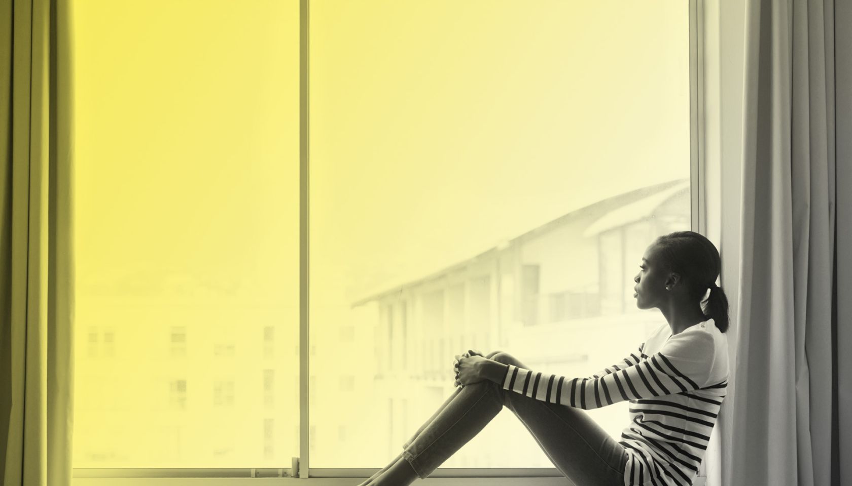 Black Woman Pensive Superfeature