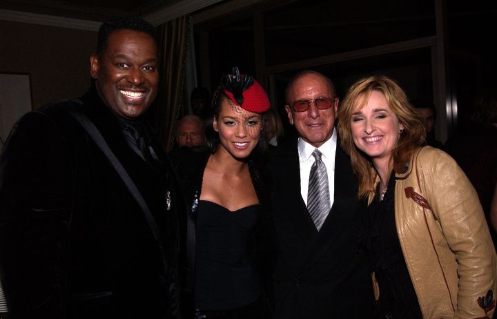 Clive Davis Celebrates In Style As J Records' Alicia Keys & Luther Vandross Take Home American Music Awards