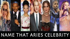 Name That Celebrity With The Aries Star Sign Graphic