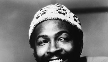 Singer Marvin Gaye In Knit Cap