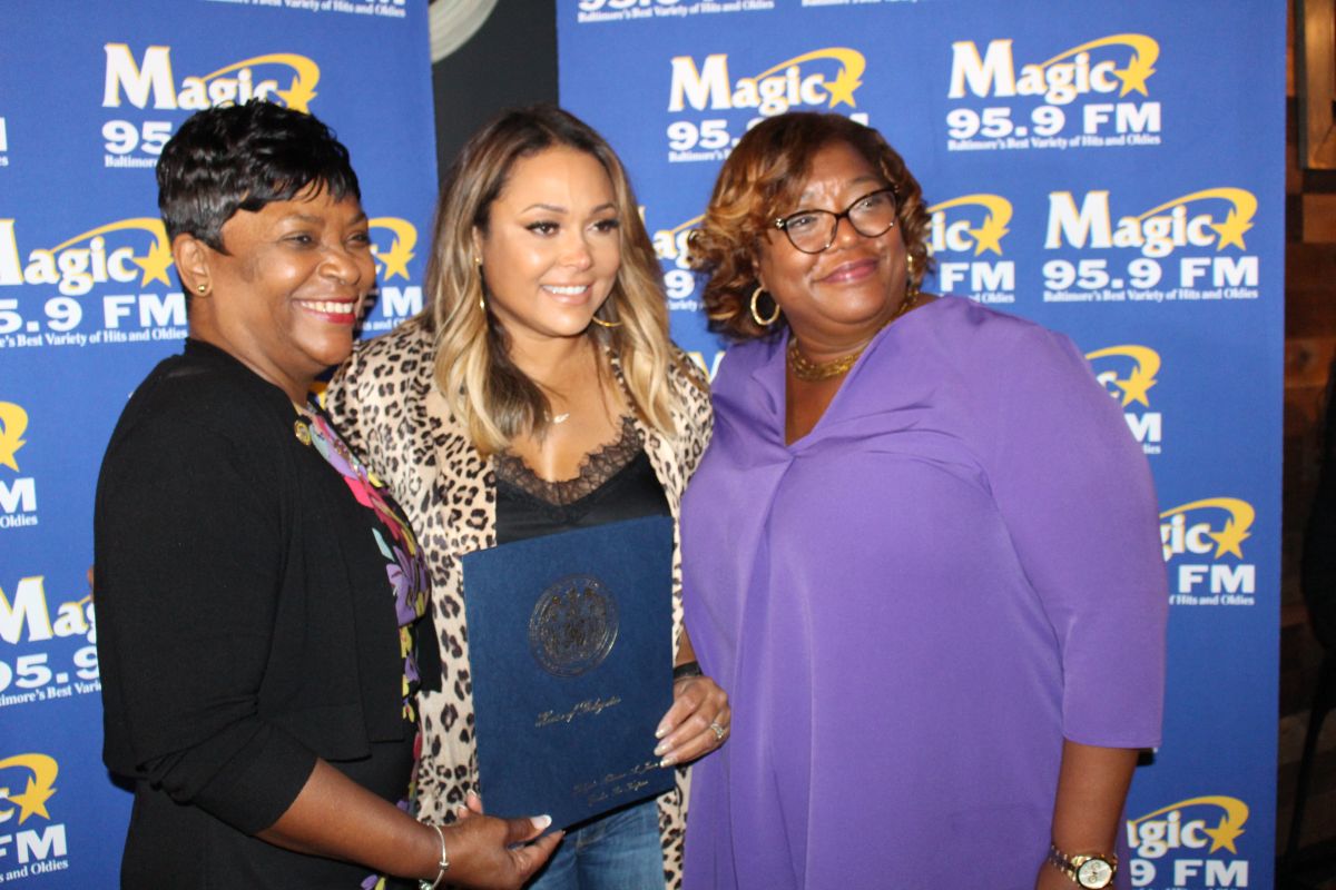 Tamia at Magic 95.9