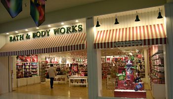 Shoppers at Bath & Body works in USA