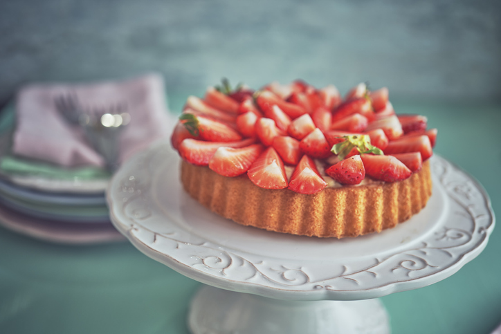 Strawberry Tart with Vanilla Cream