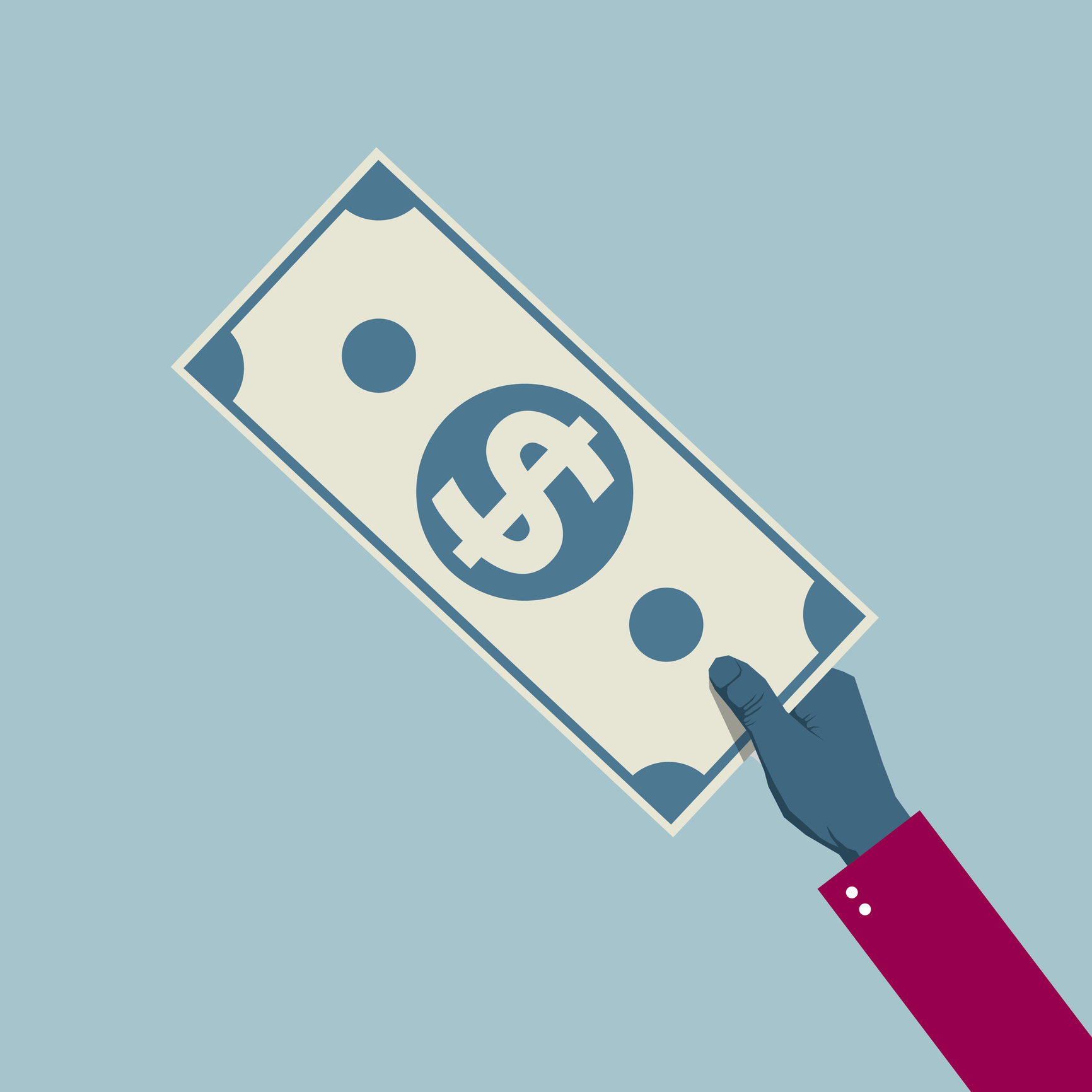 Hold the dollar bill