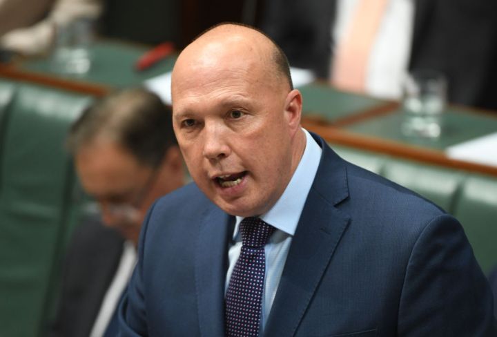 Australia’s former home affairs minister Peter Dutton