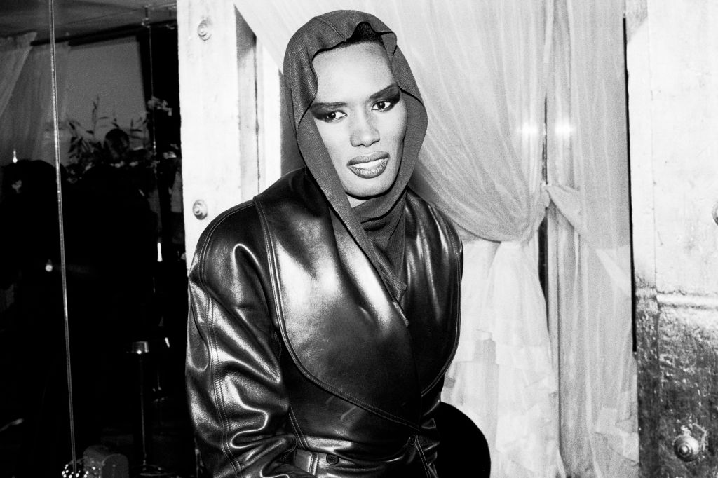 Grace Jones Backstage At The Tunnel