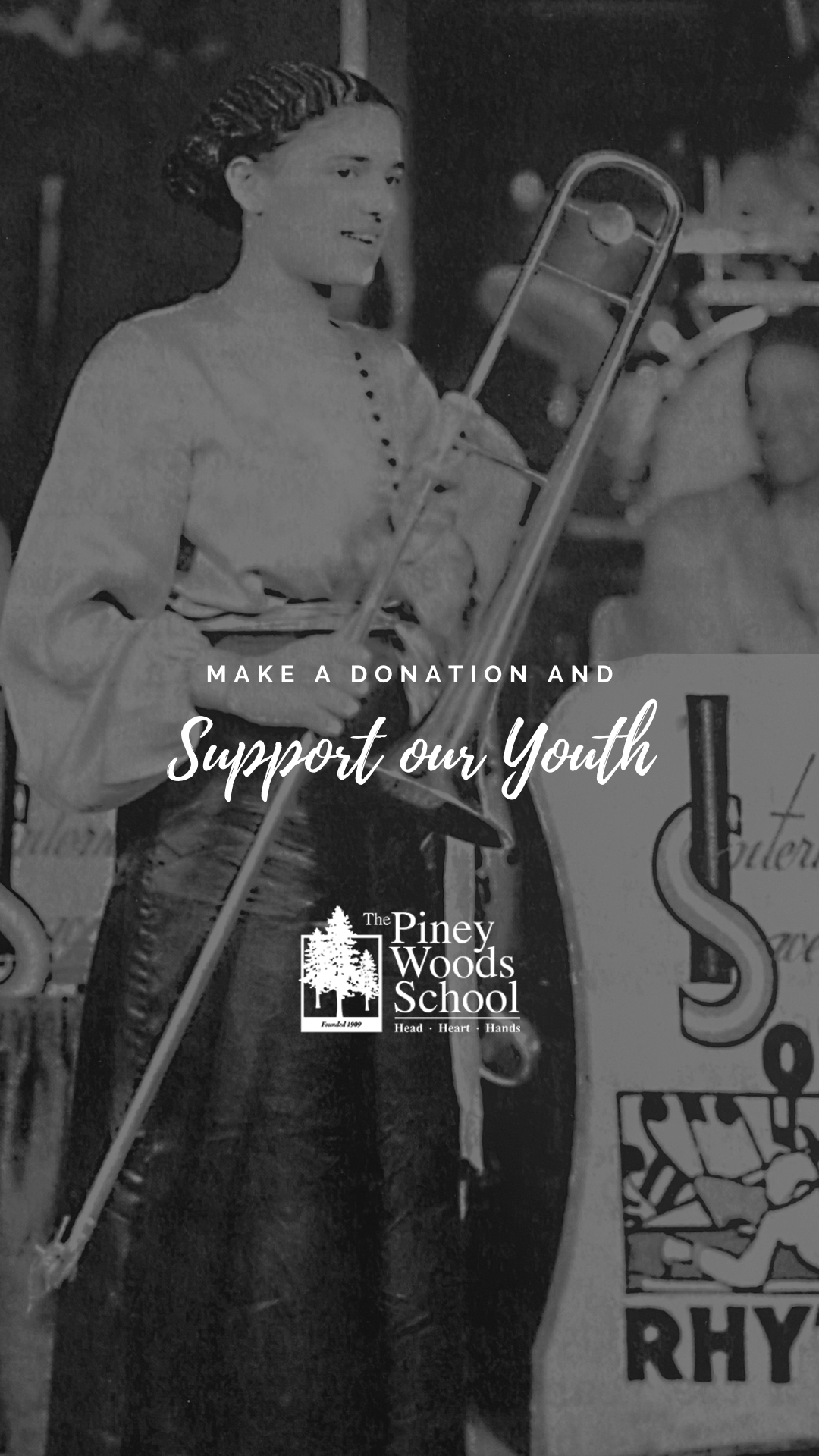 Piney Woods Donation Graphic