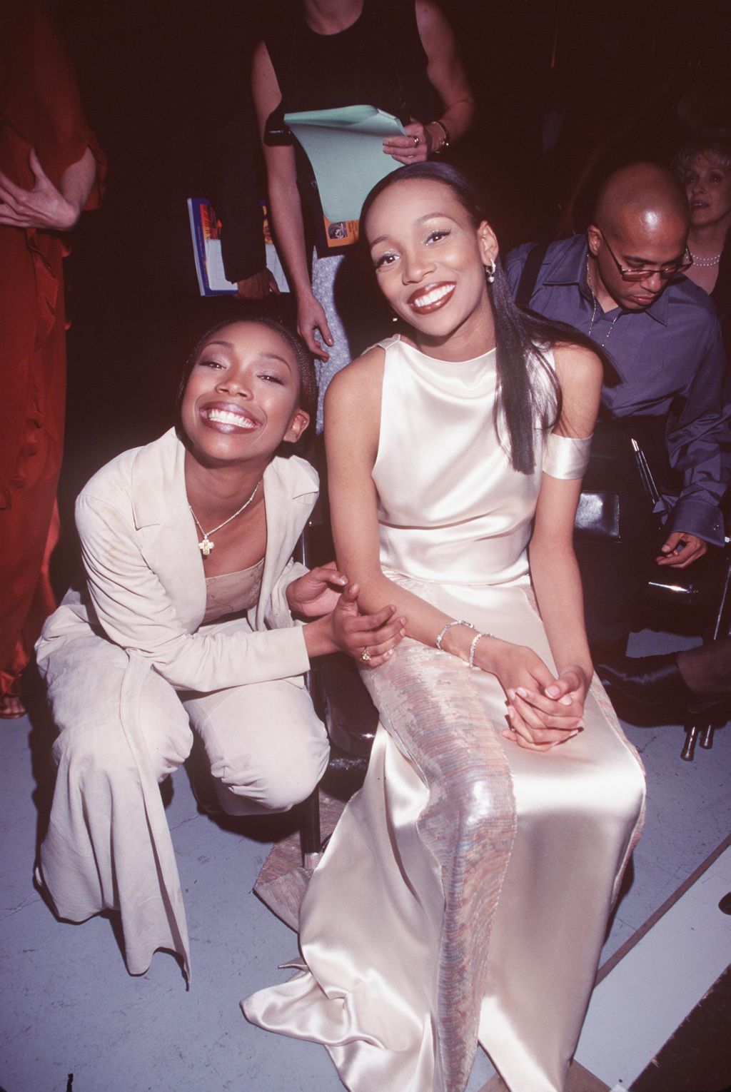 Brandy And Monica Were All Smiles At The 41St Annual Grammy Awards