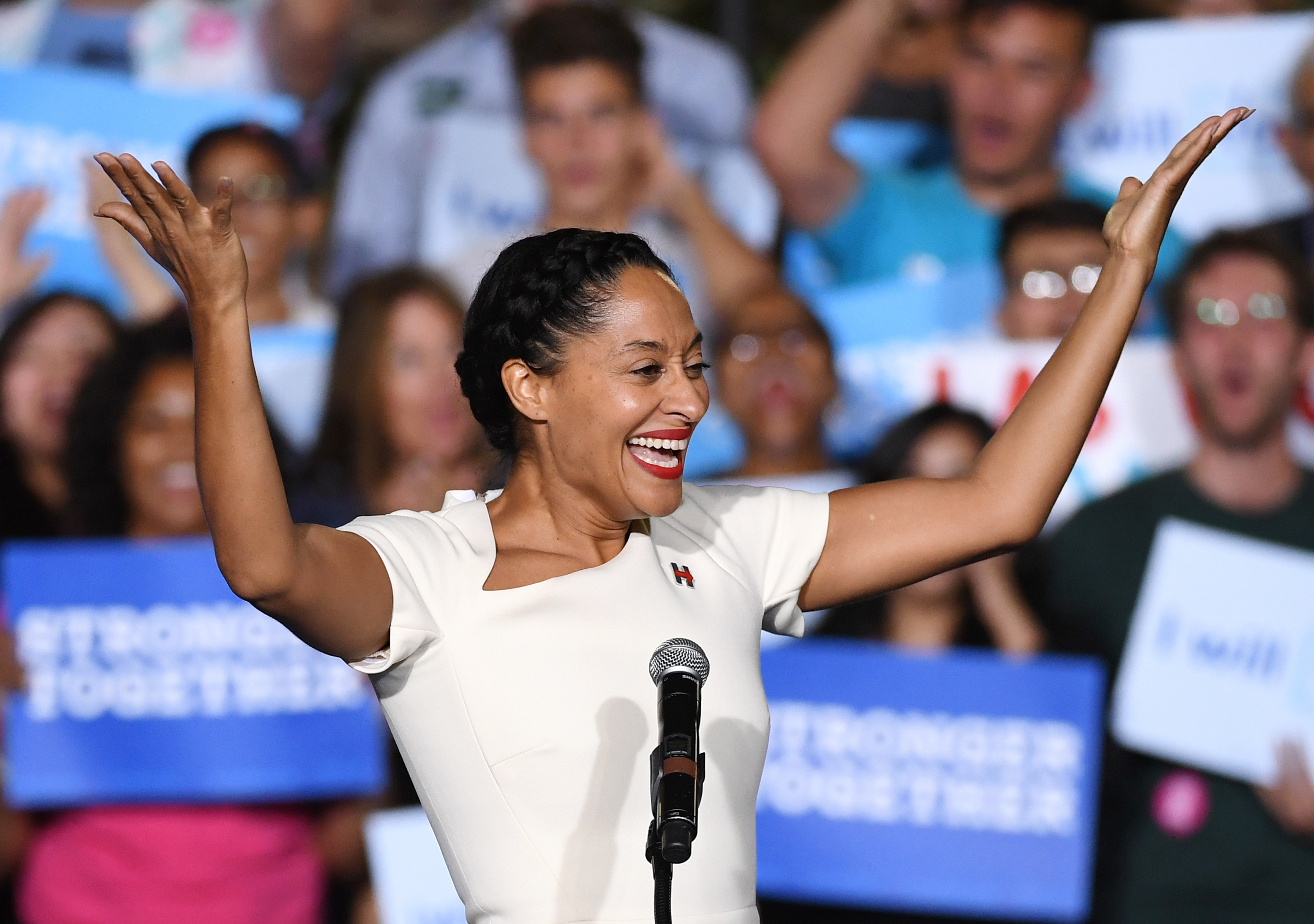 Democratic Presidential Nominee Hillary Clinton Campaigns In Las Vegas