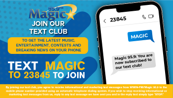 Magic 95.9 Mobile Text Club Updated Graphics 2023