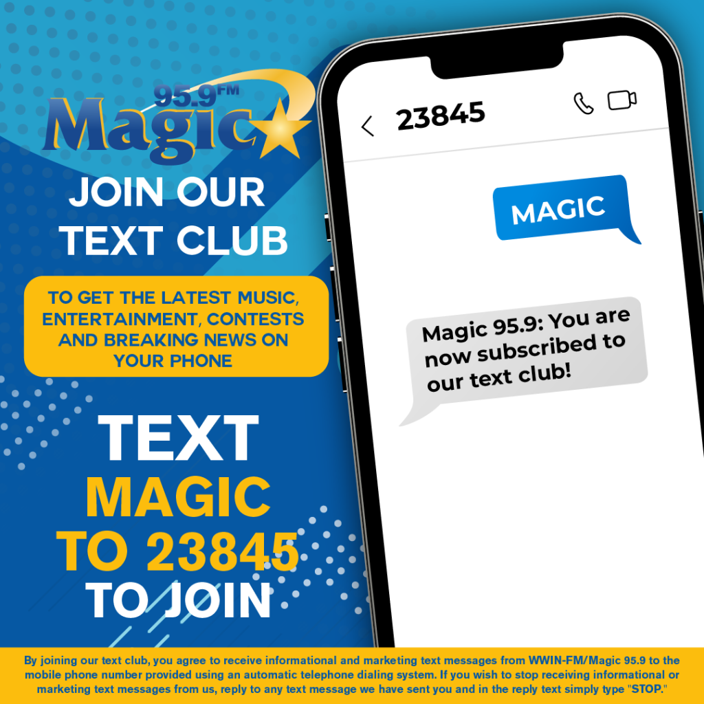 Magic 95.9 Mobile Text Club Updated Graphics 2023