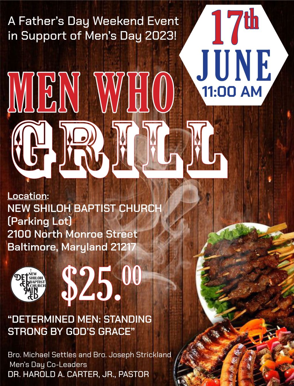 New Shiloh Baptist Church - Men Who Grill