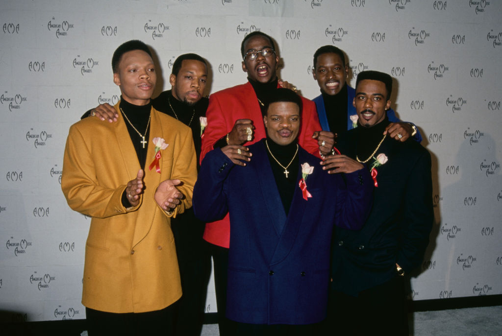 New Edition Band At Annual American Music Awards