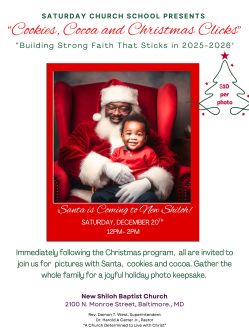 New Shiloh Baptist Church - Cookies Cocoa and Clicks