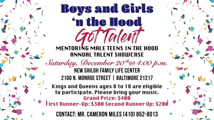 New Shiloh Baptist Church - Christmas 2025: Boys and Girls 'n the Hood