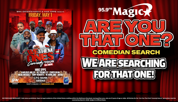 are you the one comedian seach baltimore dl graphic