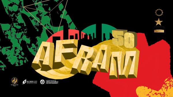Colorful abstract cityscape with "So Afranz" text in the center against a black background.